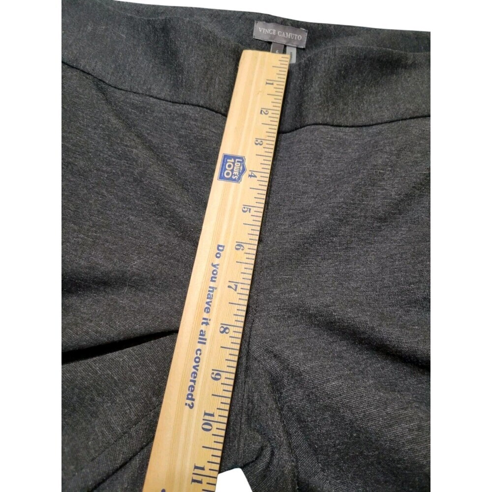 Vince Camuto Gray Ponte Knit Tapered Leg Pants Size 6 F10 - Picture 7 of 11